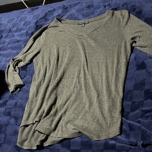 Moa Moa Olive Green Crew Neck Sweater
